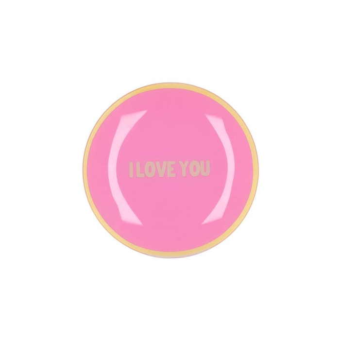 <h4>Plate Round I Love You 18x18x2cm</h4>