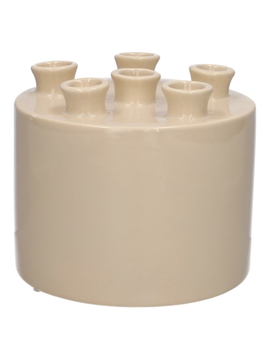 <h4>Vase Tulia d3.5/17xh14.3 taupe</h4>