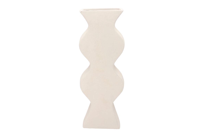<h4>Lisboa White Vase Bubbles 21x8x61cm</h4>
