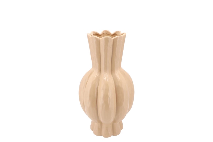 <h4>Garlic Sand High Vase 17x30cm Nm</h4>