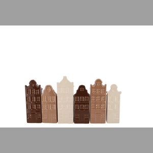 A'dam Houses Canal Natural Brown Mix Vase Ass 6x5x20cm Nm