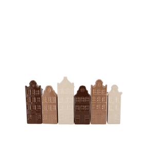 A'dam Houses Canal Natural Brown Mix Vase Ass 6x5x