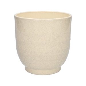 Pot Ares d15.5xh16 beige stone