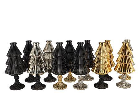 <h4>Jazz Wild Black Vase X-mas Tree Ass 11x25cm</h4>