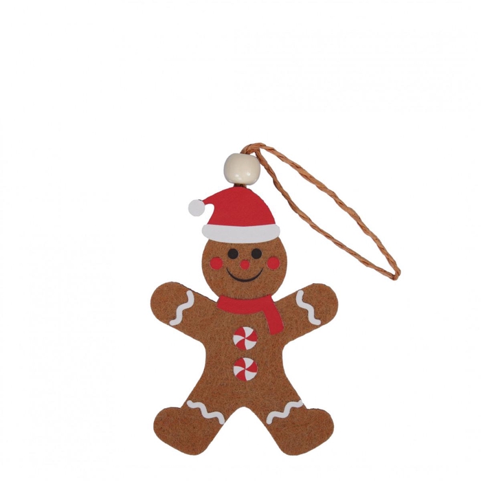 <h4>Kerst Hanger peperkoek pop 8cm</h4>