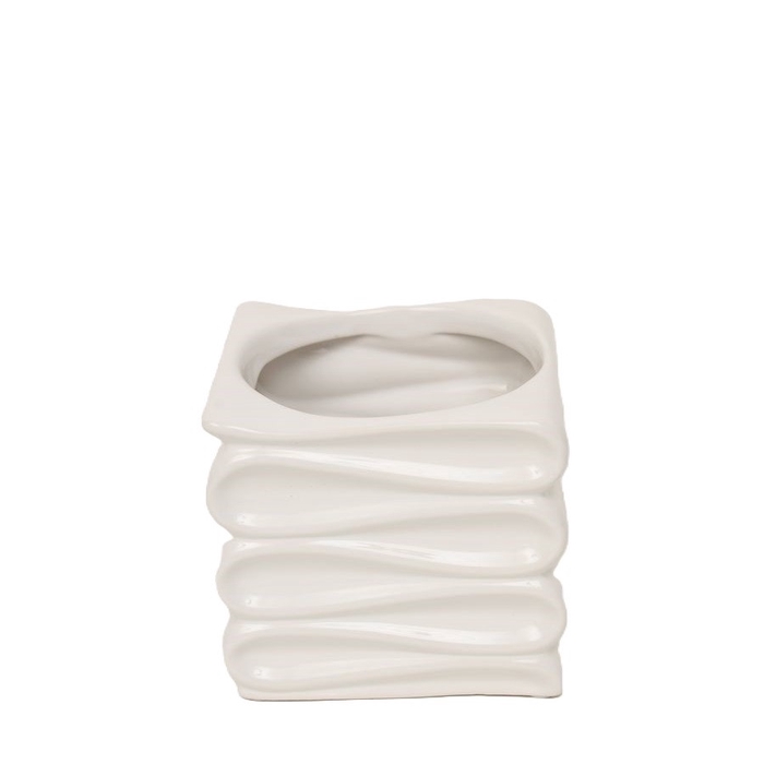 Keramiek Pot Wave d11/15*10.5cm