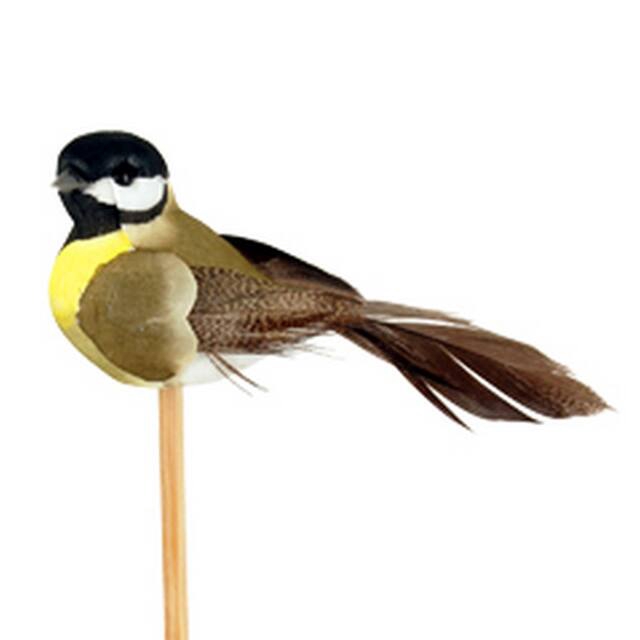 Pick Great tit bird 5x5cm+50cm stick