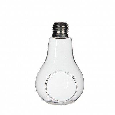 <h4>Glas Vaas Gloeilamp+gat d07*13cm</h4>
