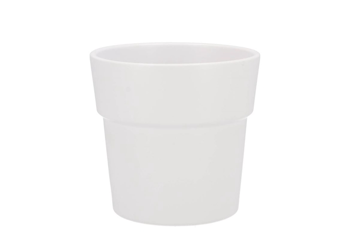 <h4>Ceramic Orchid Pot White 13cm</h4>