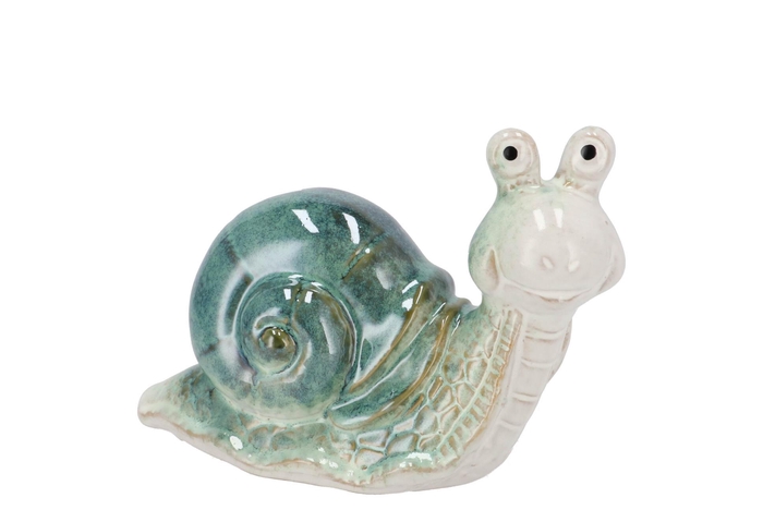 Zoe Green Snail 19x10x14cm