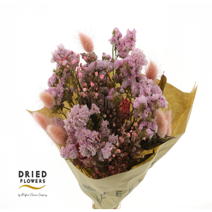 Dried Bouquet Pink x10
