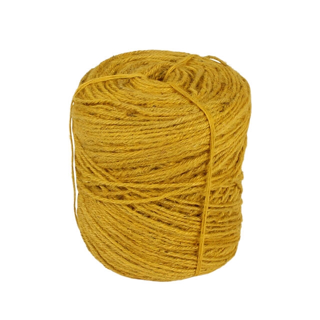 Flaxcord ± 3,5 mm ca 1 kg geel 55