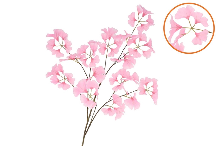 <h4>Silk Ginkgo Pink 130cm</h4>