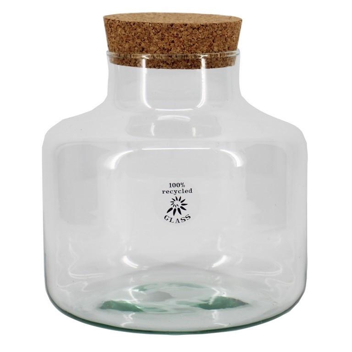 <h4>Glass Terrarium Eco milk churn d10/21*21cm</h4>