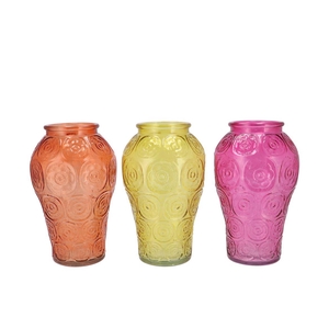 Delight Dutch Orange Mix Vase Circle Ass 15x25cm