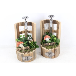 arr2 TD - Hout waterput - oranje/wit
