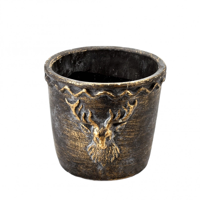 <h4>Kerst Keramiek Rendier pot d15*14cm</h4>