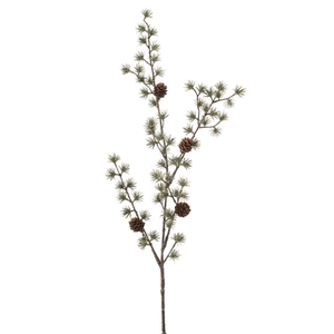 Larix spray green/grey 92cm