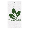 Labels Kaart Bio 5*10cm x10 Thank you
