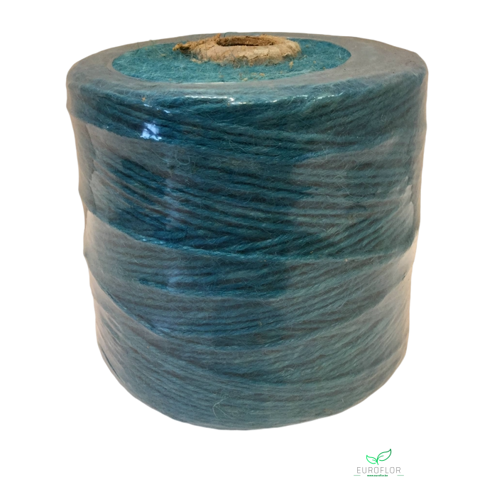 <h4>JUTE ROPE 1KG TURQUOISE</h4>