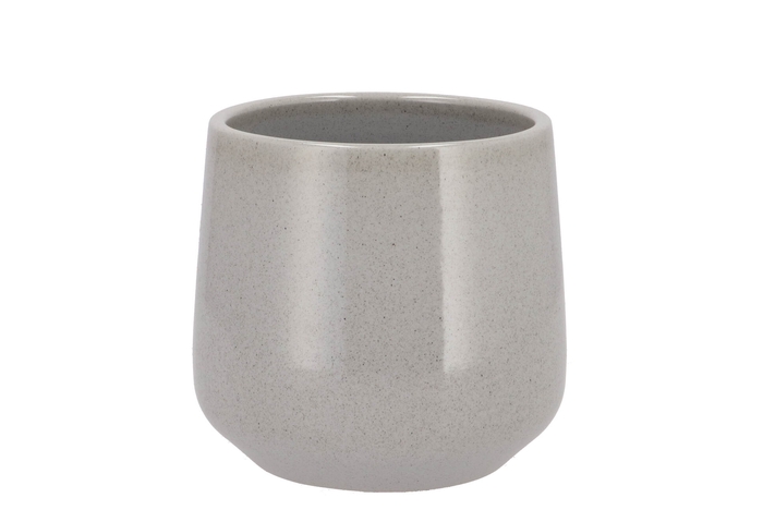 Ceramic Orchid Pot Berlin Grey Stone 14cm