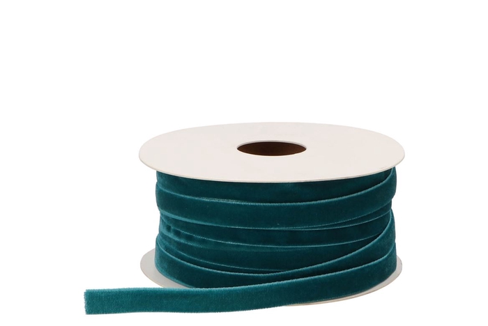 <h4>Ribbon Velvety 48 Petrol 20mx9mm</h4>