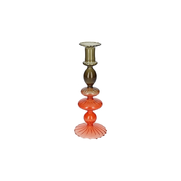 <h4>Candle holder Aviance15 d5.5\\8.8xh23.5 green\\orange</h4>