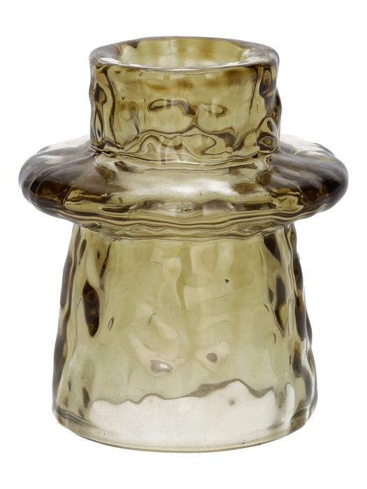 <h4>DF02-667101500 - Candle hldr Luxis3 d4.8/6xh6.8 taupe</h4>