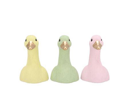 <h4>Easter Duck Head Dreamy Pastel Mix Ass 10x12x16cm</h4>