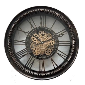 Clock Gear Ø53cm Black 87135