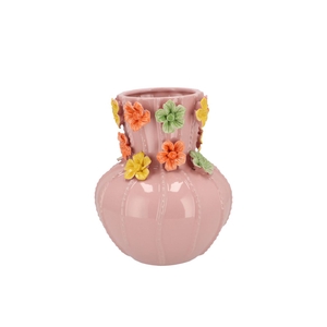 Flower Light Pink Vase 22x27cm Nm