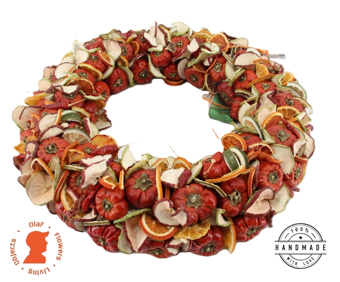 OBJECT WREATH DRIED FRUIT Ø40CM