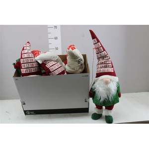 Gnome Xmas Met Kalendermuts Staand 72cm