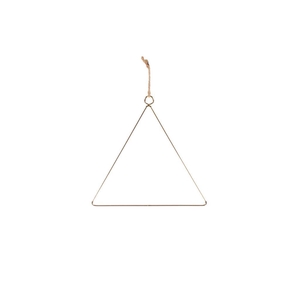 Triangle 20cm Metal Small Sb Gold