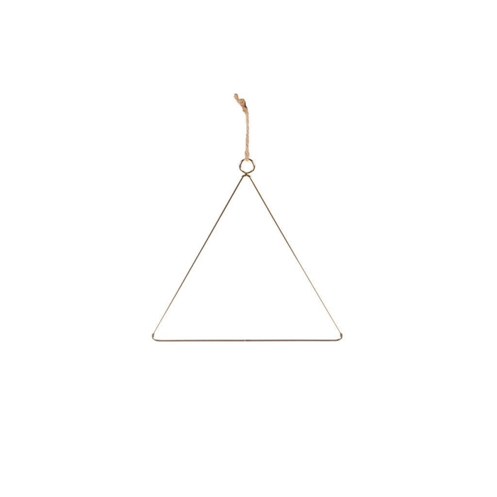 <h4>Triangle 20cm Metal Small Sb Gold</h4>