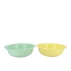 Zinc Basic Pastel Green/yellow Bowl 32x10cm Nm