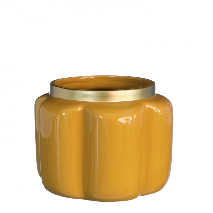 <h4>Ceramics Pouff pot d15.5*12cm</h4>