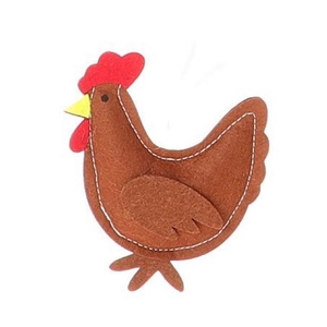 Easter Deco hanging chicken 10*11.5cm