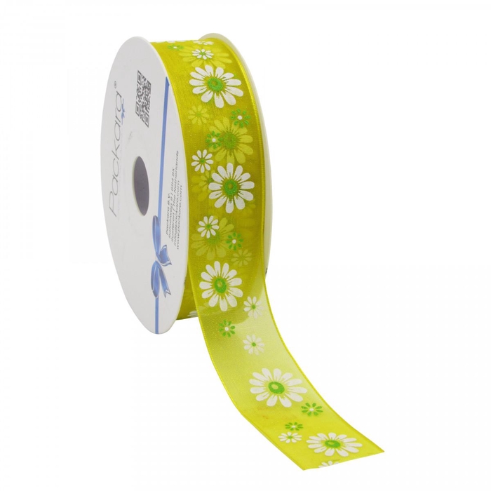 <h4>Organza flowers 25mm 20m</h4>