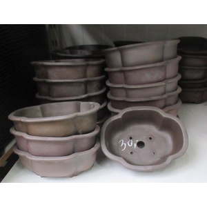 Bonsai pot, brown unglazed (20,5x16,5x7)