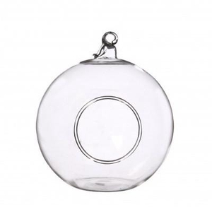 Glas Decobal+gat d10*12cm