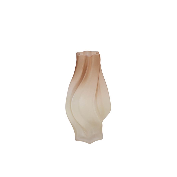 <h4>Taylor Brown Vase Swirl 16x25cm</h4>