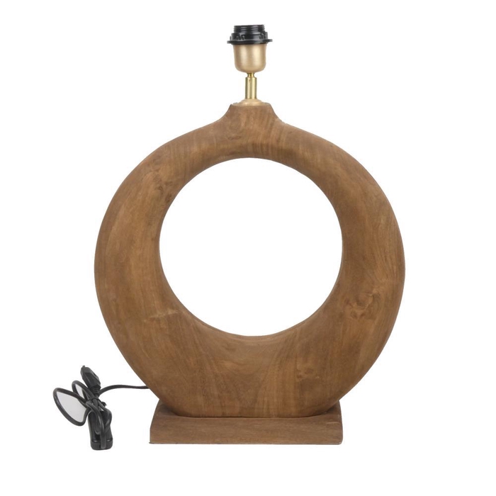 <h4>Lamp Mango Wood Br 13B 28x30cm</h4>