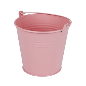 Bucket Sevilla zinc 13xH13cm - ES12 pink gloss