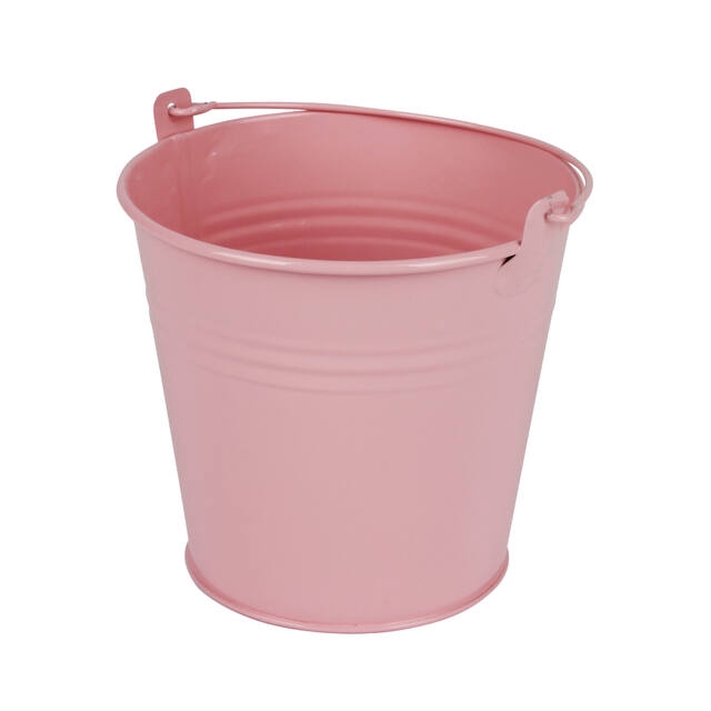 <h4>Bucket Sevilla zinc 13xH13cm - ES12 pink gloss</h4>