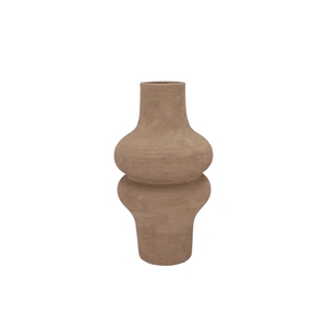 Lisboa Brown Vase Bulb High 18x18x34cm Nm