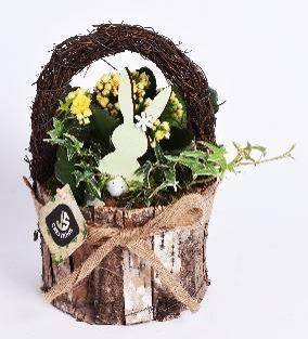 <h4>Schors hengselmand rond 14cm</h4>