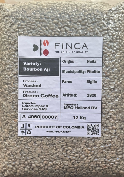 <h4>Green Coffee Bourbon Aji Washed - Bags x12 Kg</h4>