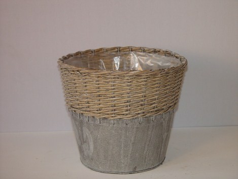 <h4>Willow basket grey D 18* 15</h4>