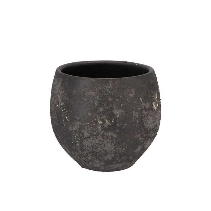 <h4>Bali Black Coal Pot 18x16cm</h4>
